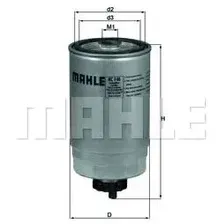 Топливный фильтр Mahle Knecht KC140