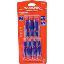 Набор отверток прецизионных Workpro WP200509 (7 предметов)