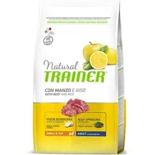 Сухой корм для собак Trainer Для мелких и миниатюрных пород с говядиной и рисом 0.8 кг
