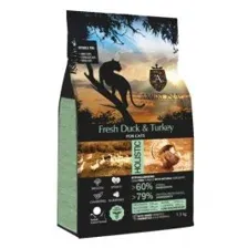 Корм AMBROSIA GRAIN FREE для стерилизованных кошек, свежие утка и индейка, 1,5 кг