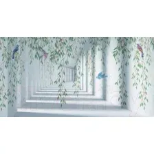 Фотообои листовые Citydecor Flower Tunnel 3D 2 (500x260)