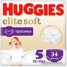 Трусики-подгузники Huggies Elite Soft 5 (34 шт)