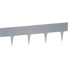 Бордюр садовый Prosperplast IBRA-405U (каменно-серый)