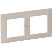 Рамка двухместная LEGRAND Valena Life слоновая кость (754042)
