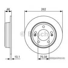 Тормозной диск Bosch 0986479052