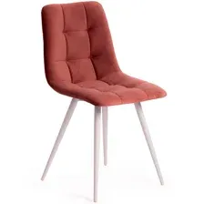 стул кухонный Tetchair Chilly White (mod. 7095), коралловый