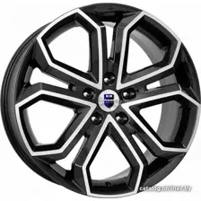 Литые диски K&amp;K Пандора 19x8.5" 5x108мм DIA 67.1мм ET 35мм алмаз черный