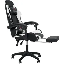 Игровое кресло Calviano 1590 (PU, черный/белый)