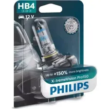 Лампа автомобильная Philips HB4 X-treme Vision Pro150, 9006XVPB1