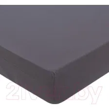 Простыня АртПостель Графит на резинке 982 (120x200)