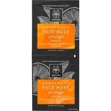 Маска для лица APIVITA Набор масок для лица Express Orange (2x8 мл)