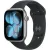 Умные часы Apple Watch Series 11 46 мм (алюминиевый корпус, космический серый/черный, спортивный силиконовый ремешок S/M)