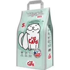 Наполнитель для туалета For Cats Original White / TUZ528 (5л)