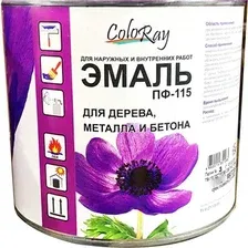 Эмаль ColoRay ПФ-115 вишневый (2 кг)