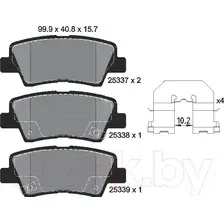 Тормозные колодки Textar 2533701