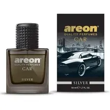 Areon Car Perfume Glass Silver