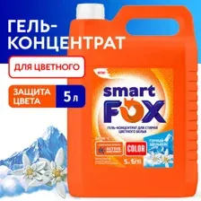 Гель для стирки Smart FOX Color Горный эдельвейс / 190007 (5л)