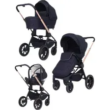 Универсальная коляска Rant MOWbaby Zoom PU (3 в 1, gold black)