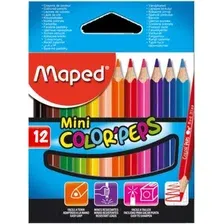 Набор цветных карандашей Maped Color Peps Мини / 832500 (12шт)