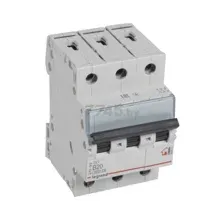 Автоматический выключатель LEGRAND TX3 3P 20A В 6кA (404001)
