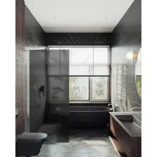 Душевая стенка MaybahGlass 69x195 MGD-704-5у (графитовое матовое стекло/хром матовый)
