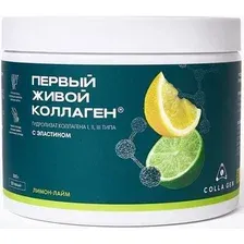 БАД Colla Gen Первый живой коллаген лимон-лайм с эластином 500 г