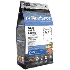 Корм ProBalance Cat Hair&Beauty для кошек 1,8 кг