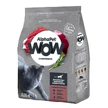 Сухой корм для кошек AlphaPet WOW Superpremium Cat Indoor Говядина с печенью 750 г