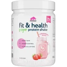 Протеин Prime Kraft Fit & Health Vegan Protein Shake клубничный коктейль (500г)
