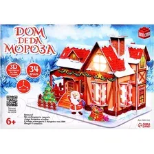 Конструктор Unicon Дом Деда Мороза / 9691263 (34эл)
