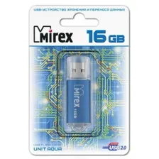 USB флэш-накопитель Mirex 13600-FMUAQU16, 16GB.