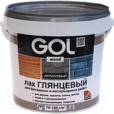 Лак GOL Wood Акриловый 0.9 кг (глянцевый)