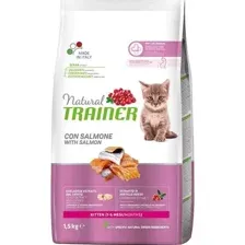Корм для котят Trainer Natural, лосось, 1.5 кг