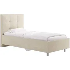 Кровать Сонум Caprice 90x200 (замша кремовый)