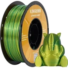 Пластик для 3D-печати Kingroon Dual Silk 1.75мм / NSC016 (1кг, желтый/зеленый)