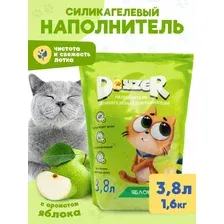 Наполнитель для кошачьего туалета 3,8 л Яблоко