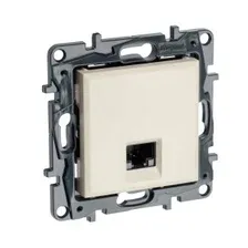 STRUCTURA Розетка компьютерная RJ45 категория 5Е UTP слоновая кость