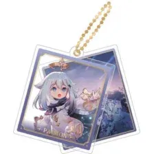 Брелок miHoYo Genshin Impact Character Acrylic Strap. Paimon GEN354