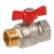 Кран шаровой 3/4" нар.-вн. бабочка PN40 AV Engineering