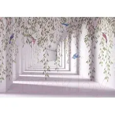 Фотообои листовые Citydecor Flower Tunnel 3D 5 (200x140)
