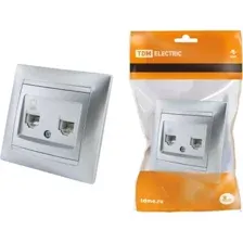 Розетка компьютерная TDM Electric Лама SQ1815-0219