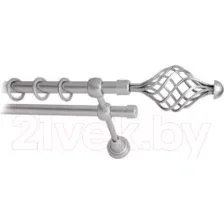 Карниз для штор Lm Decor Вираж 098 2р гладкий (сатин, 3м)
