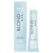 Крем-краска для волос Kapous Professional Blond Bar с экстрактом жемчуга BB 012 ледяной жасмин
