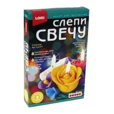 Набор для творчества Lori Восковая свеча. Слепи свечу Розочки / Св-017