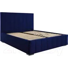 Кровать Stolline Пассаж 2 47 с ПМ/Н 180x200 (holland 60 синий)