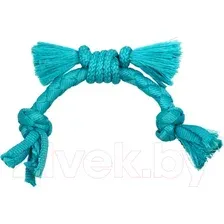 Игрушка для собак Playology Puppy Sensory Rope / P33357 (с ароматом арахиса, голубой)