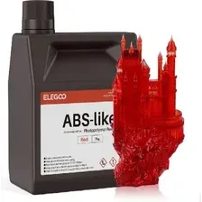 Фотополимер Elegoo ABSlike 2кг (красный)