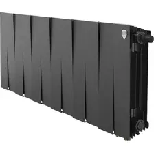 Радиатор биметаллический Royal Thermo PianoForte 300 Черный VR80 (12 секций)
