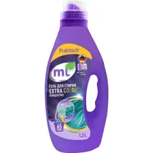 Гель для стирки Meine Liebe Extra Color, для цветных тканей, 1.3 л