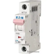Выключатель автоматический Eaton PL6 1P 16А С 6кА 1M 286533